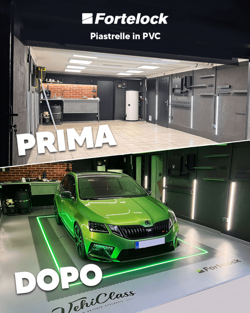 Garage prima e dopo